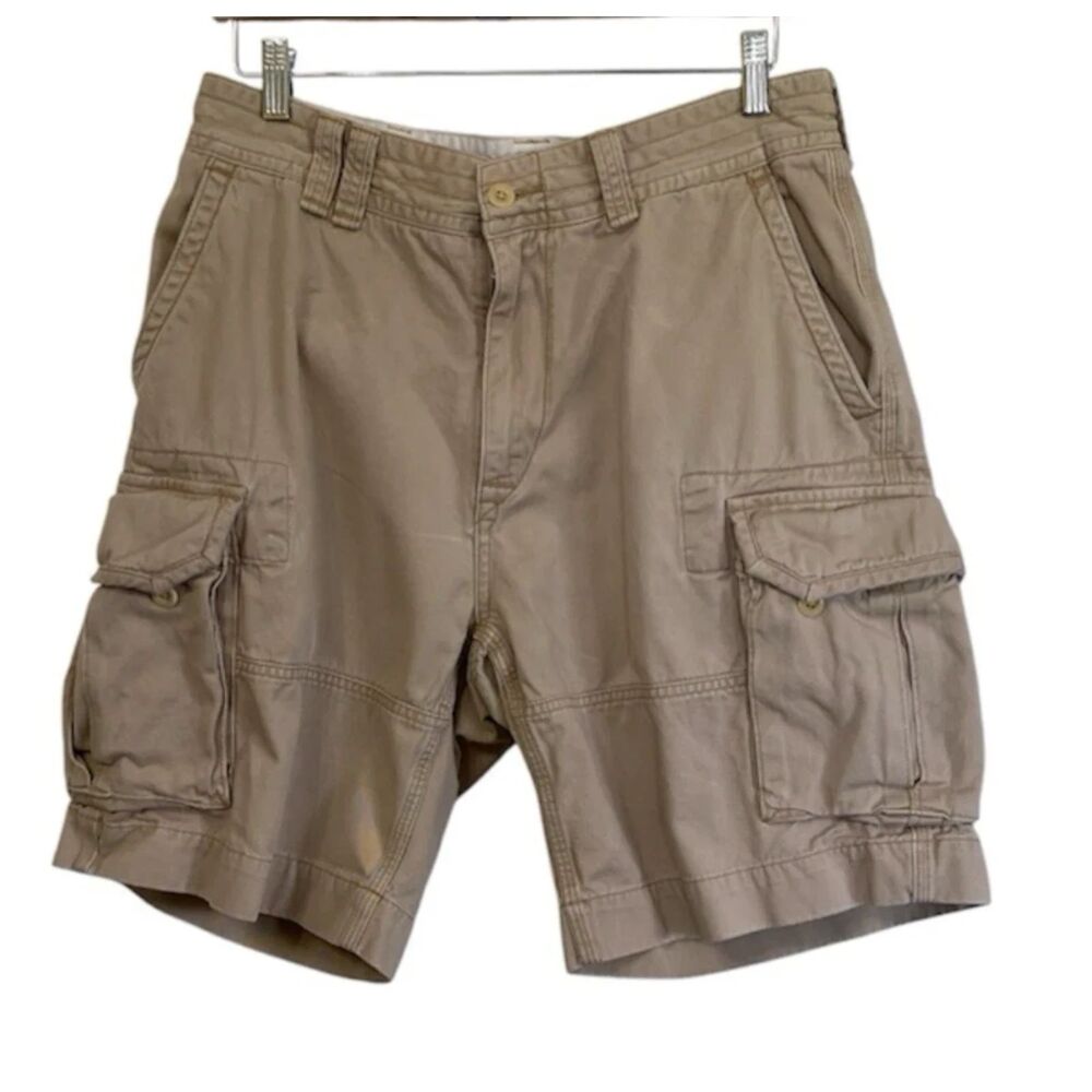 Polo Ralph Lauren Cargo Shorts, Men's Size 34 Classic Fit Khaki 100% Cotton